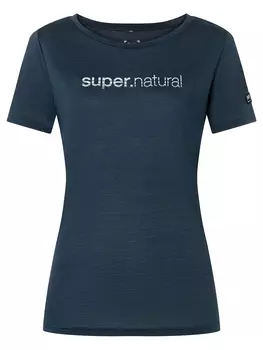 Футболка super.natural Merino, синий