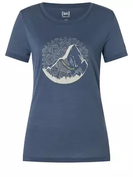 Футболка super.natural Merino, синий