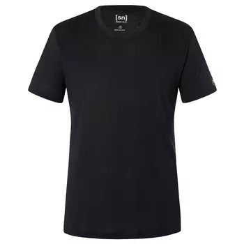 Футболка Super Natural Sierra 140 V Neck, цвет Jet Black