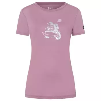 Футболка Super.Natural Supermotor Bear Tee, цвет Orchid/Silver/Mauve Mist