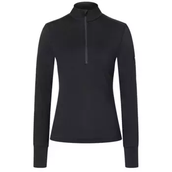 Футболка Super.natural Tundra175 half zip long sleeve, черный