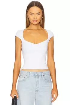 Футболка супер-растяжимая Good American, white001