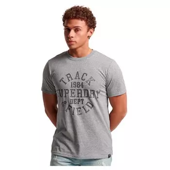 Футболка Superdry Athletic College Graphic, серый