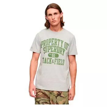 Футболка Superdry Athletic College Graphic, серый