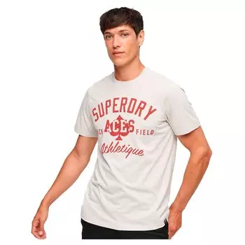 Футболка Superdry Athletic College Graphic, серый