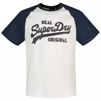 Футболка Superdry Athletic Vintage Logo Raglan, белый
