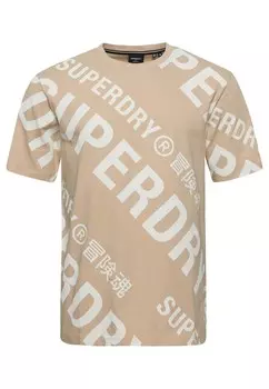 Футболка Superdry, бежевый