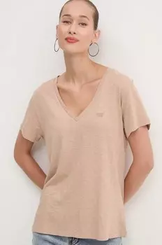 Футболка Superdry, бежевый