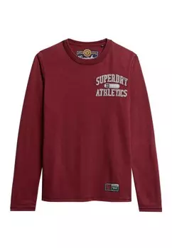 Футболка Superdry, бордовый
