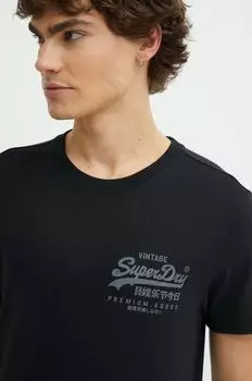 Футболка Superdry, черный