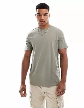 Футболка Superdry Classic Essential цвета светло-зеленого хаки