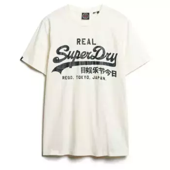 Футболка Superdry Classic Vl Graphic, бежевый