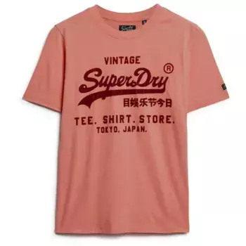 Футболка Superdry Classic Vl Graphic Relaxed, оранжевый