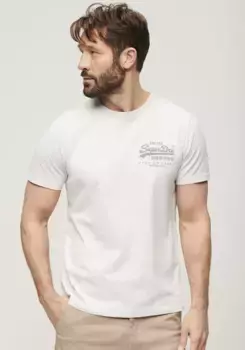 Футболка Superdry "CLASSIC VL HERITAGE CHEST TEE", серый