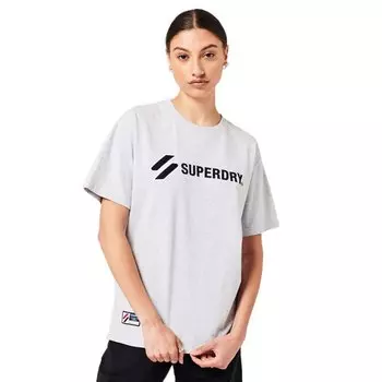 Футболка Superdry Code Sl Applique Loose, белый