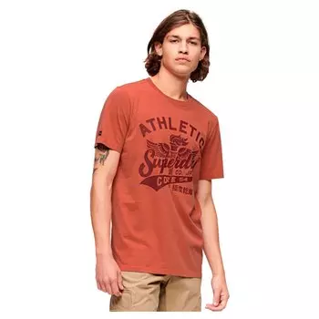 Футболка Superdry College Scripted Graphic, оранжевый