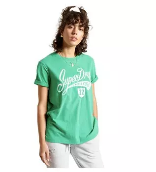 Футболка Superdry Collegiate Cali State, зеленый