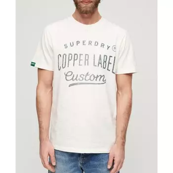 Футболка Superdry Copper Label Workwear Short Sleeve Crew Neck, белый