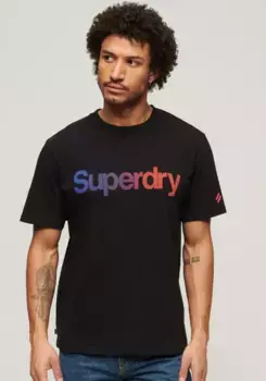 Футболка Superdry "CORE LOGO LOOSE TEE", цвет Black Fade