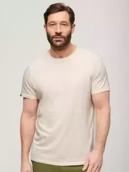 Футболка Superdry Crew Neck Slub Short Sleeved, цвет oat/cream/marl