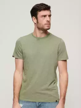 Футболка Superdry Crew Neck Slub Short Sleeved, цвет sea/spray/green