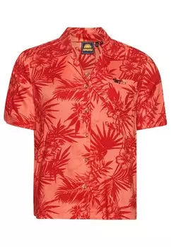 Футболка Superdry, цвет mottled red