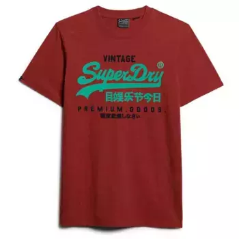 Футболка Superdry Duo Vintage Logo, красный