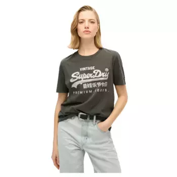 Футболка Superdry Embellished Vl Graphic, серый