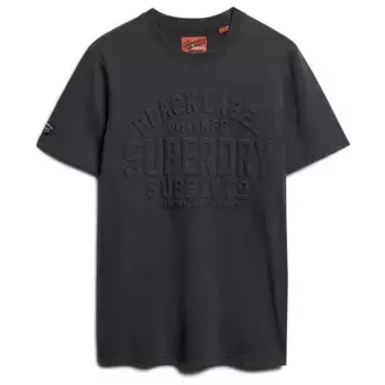Футболка Superdry Embossed Logo Graphic, черный