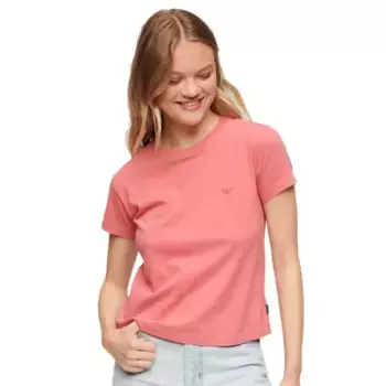 Футболка Superdry Essential Logo 90S, розовый