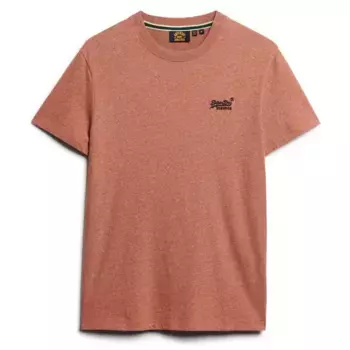Футболка Superdry Essential Logo Embroidered, оранжевый