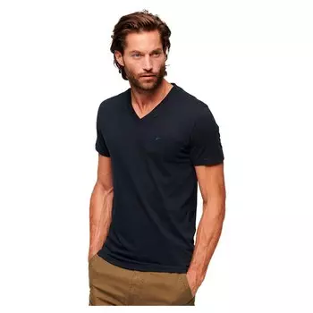Футболка Superdry Essential Logo Embroidered Short Sleeve Round Neck, синий
