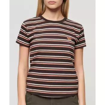 Футболка Superdry Essential Logo, коричневый