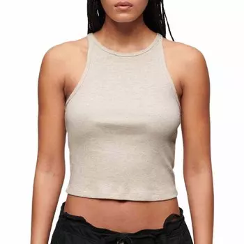 Футболка Superdry Essential Logo Racer , бежевый