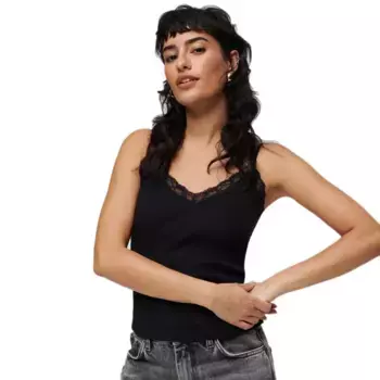 Футболка Superdry Essential Rib Lace, черный