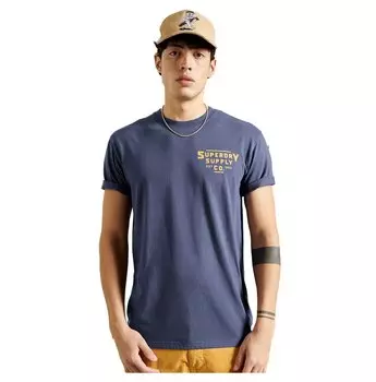 Футболка Superdry Heritage Mountain Relax, синий