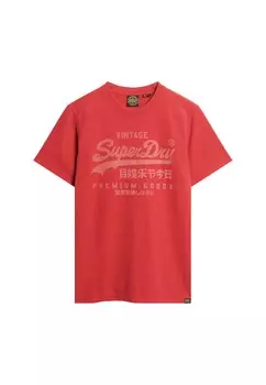 Футболка Superdry, красный