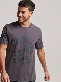 Футболка Superdry Lo-Fi Flyer, цвет Mid Merch, черный