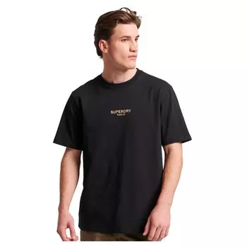 Футболка Superdry Luxury Sport Loose Short Sleeve Round Neck, черный