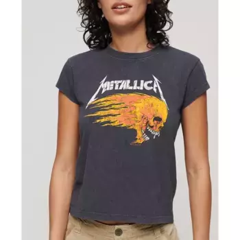 Футболка Superdry Metallica Cap Band, черный