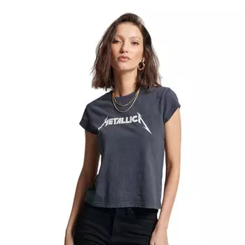 Футболка Superdry Metallica Cap Band, серый