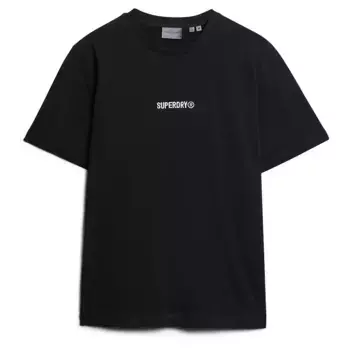 Футболка Superdry Micro Logo Graphic Loose, черный