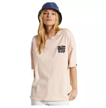 Футболка Superdry Military Narrative Boxy, розовый