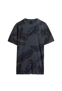 Футболка Superdry, морской синий/ночной синий