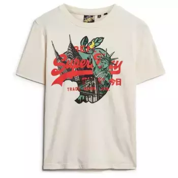 Футболка Superdry New York Vl Relaxed, белый