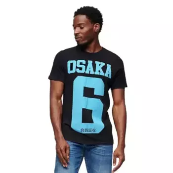 Футболка Superdry Osaka 6 Puff Print, черный