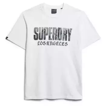 Футболка Superdry Photographic Skate Loose, белый