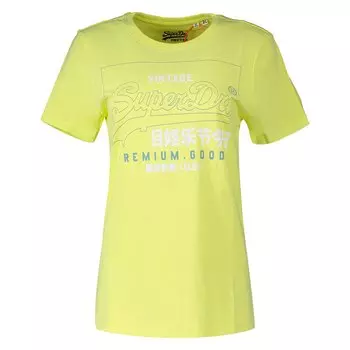 Футболка Superdry Premium Goods Outline, зеленый