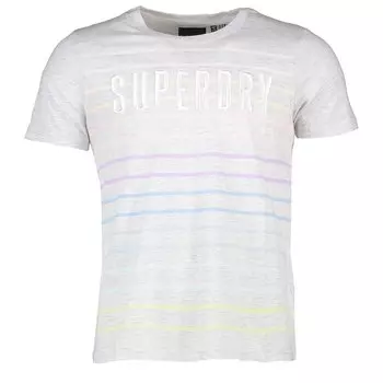 Футболка Superdry Rainbow Stripe, серый