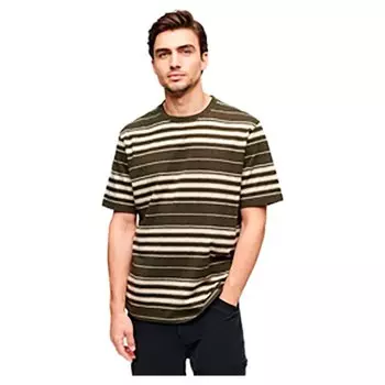 Футболка Superdry Relaxed Fit Stripe Short Sleeve Round Neck, зеленый
